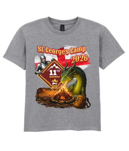 St George's Day Camp- 11th Medway Scout Group Commemorative Tee